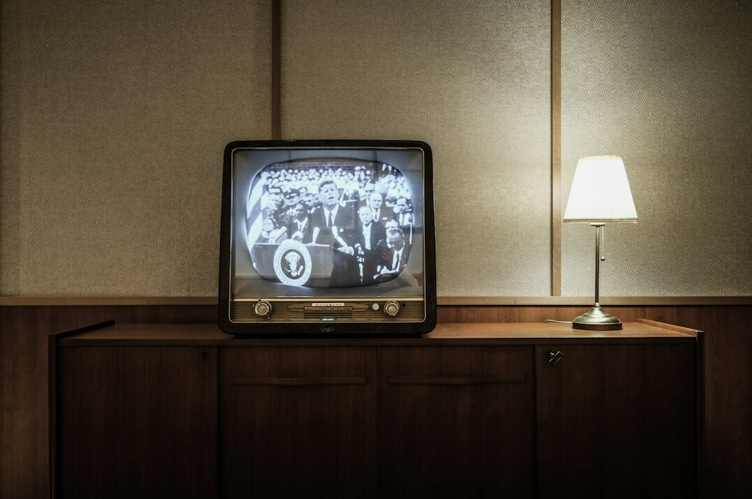 old television set