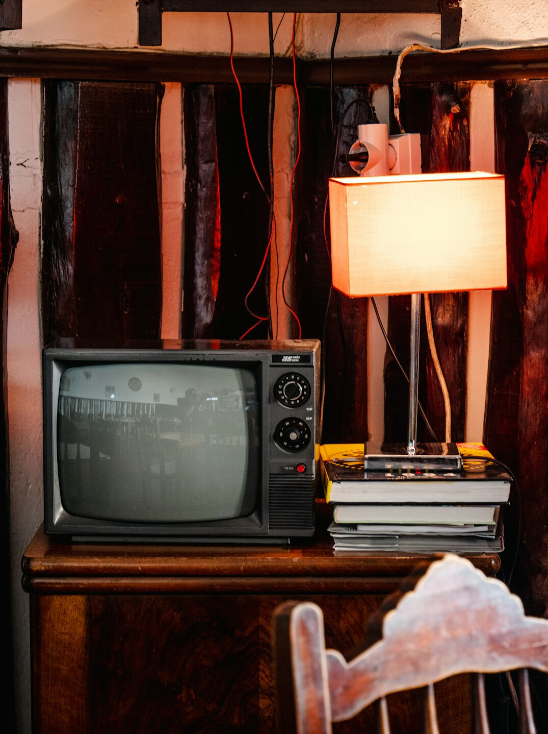 vintage tv show set