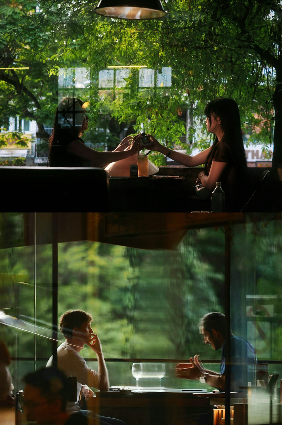 modern tv series scene