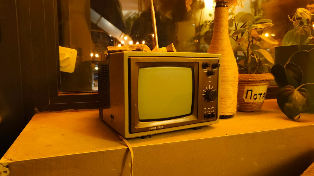 vintage television set